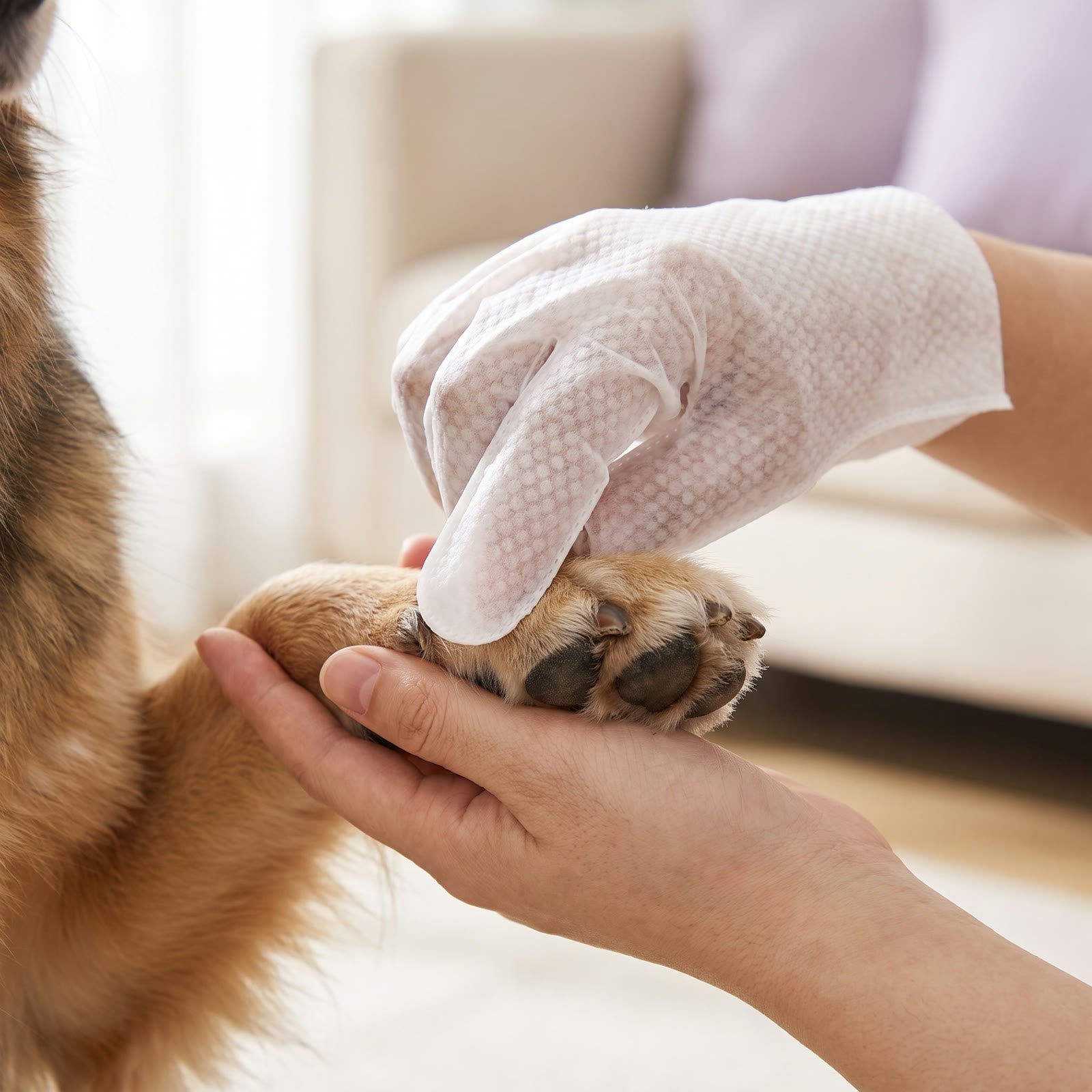 Reaches The Paws